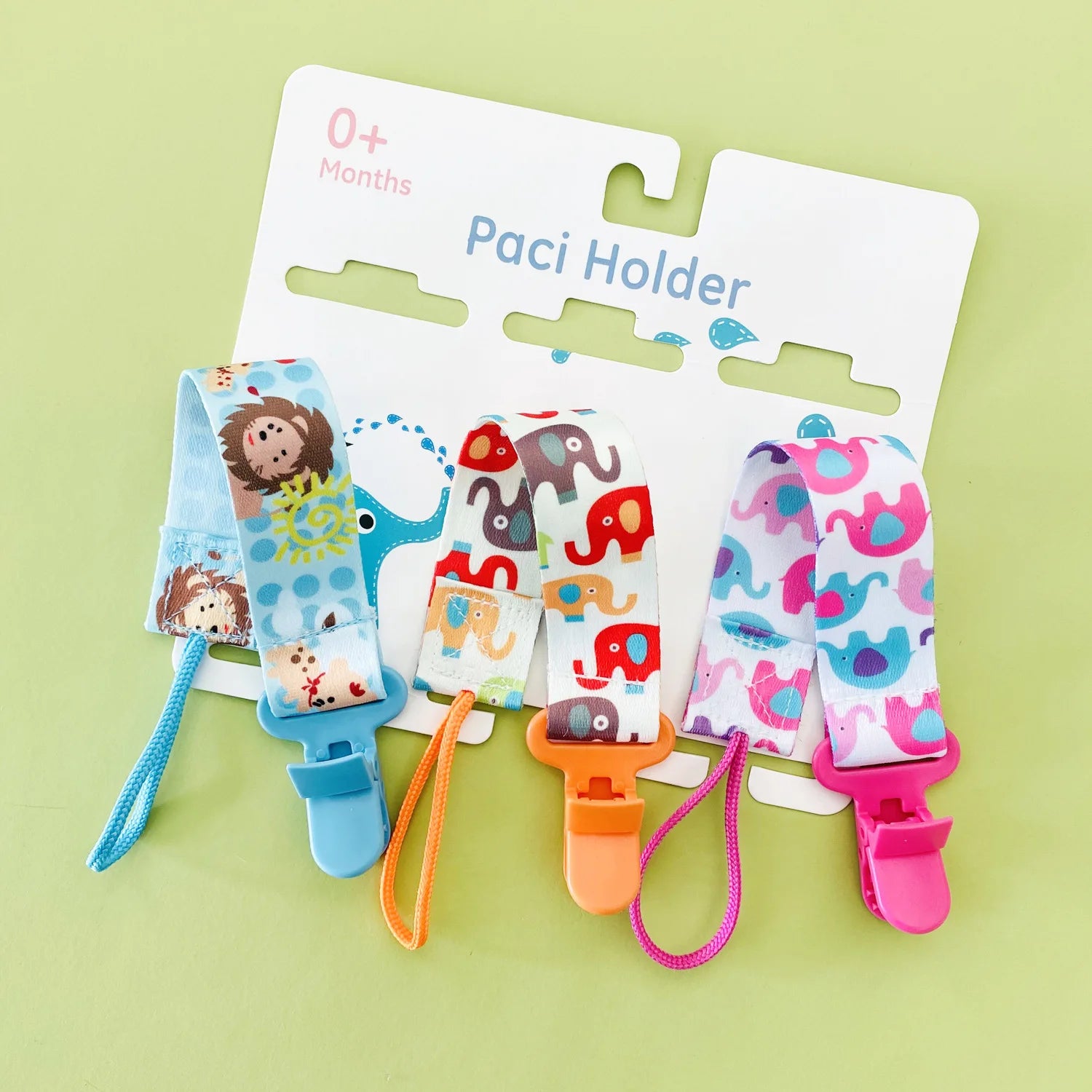 3 Pcs Baby Pacifier Clips Set