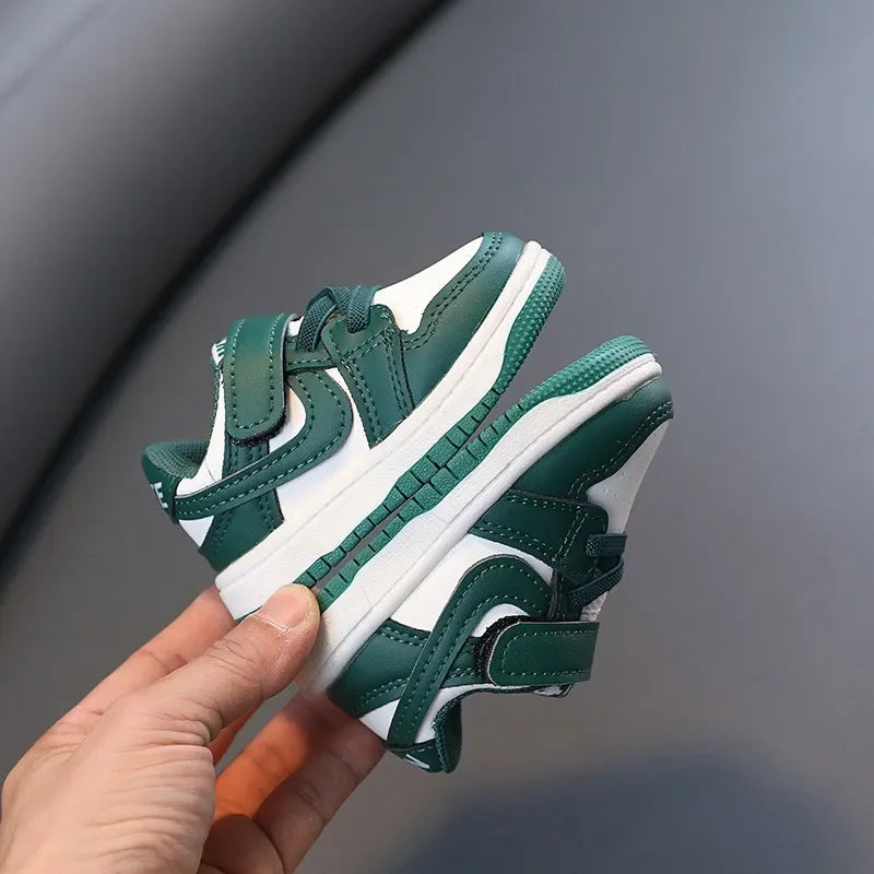 Kids White Casual Sneakers