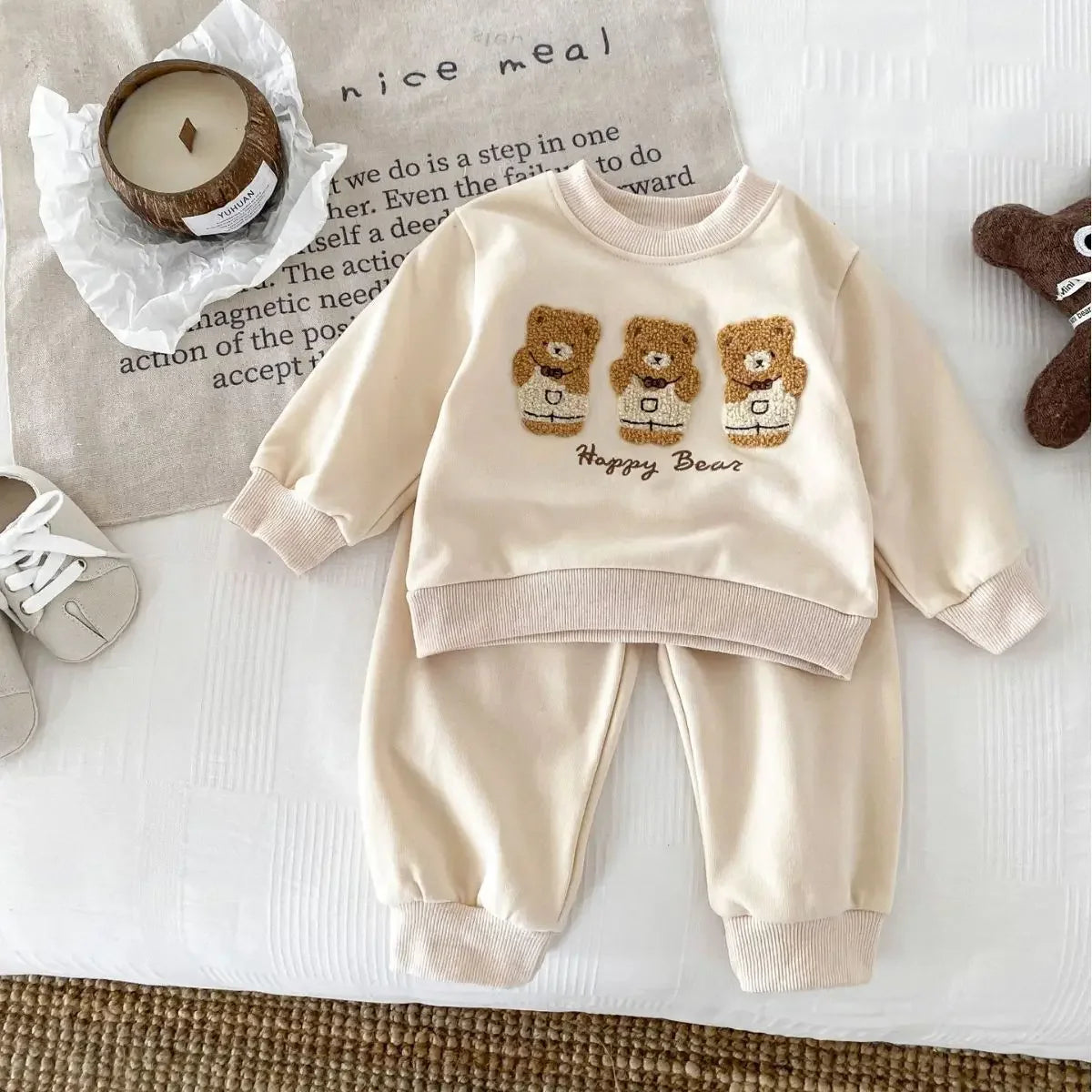 Tracksuit with Teddy Print