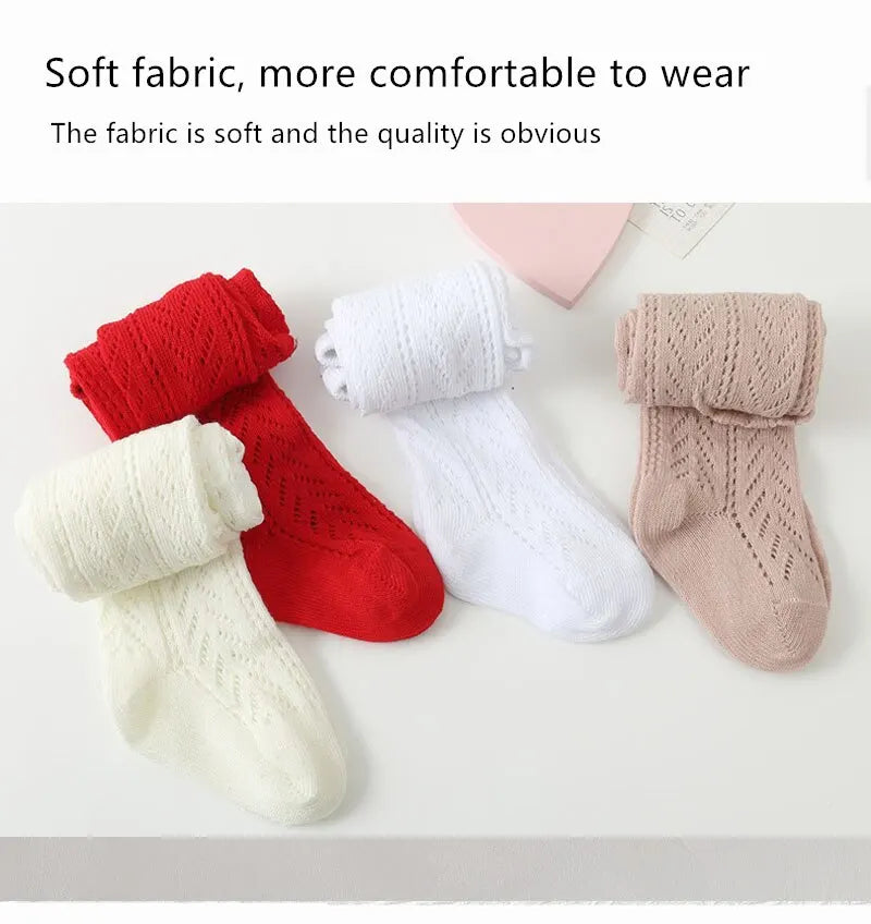 Summer Baby Girls Mesh Tights