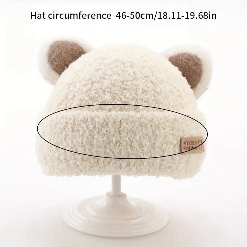 Windproof Baby Bear Earflap Beanie