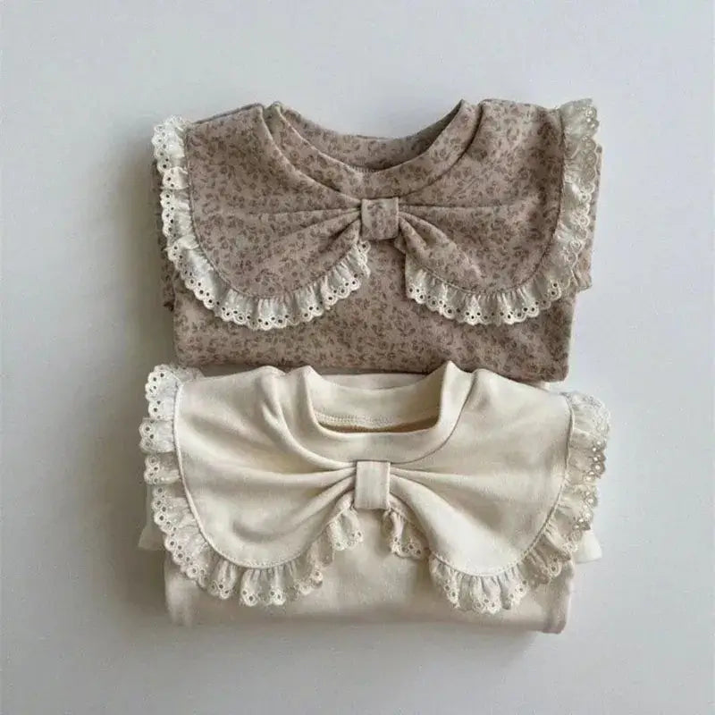 Korean Baby Girl Lace Shirt