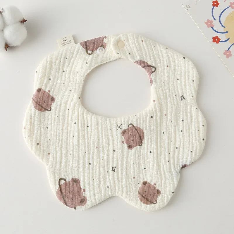 Newborn Baby Bibs & Burp Cloths Set