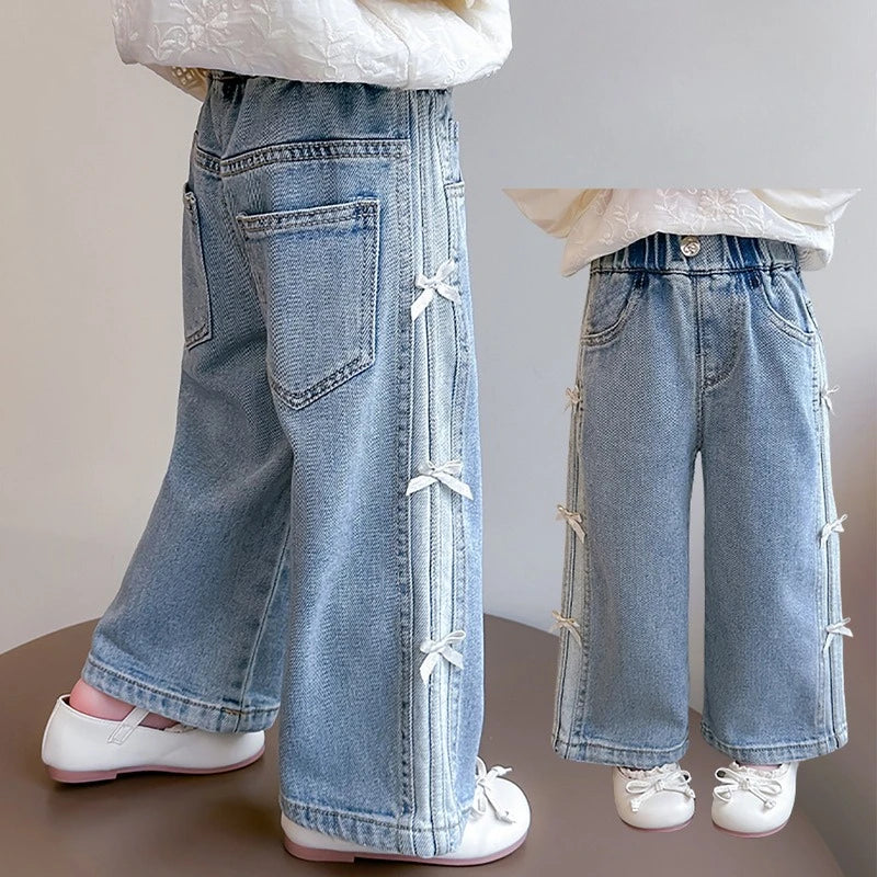 Bow Straight Jeans