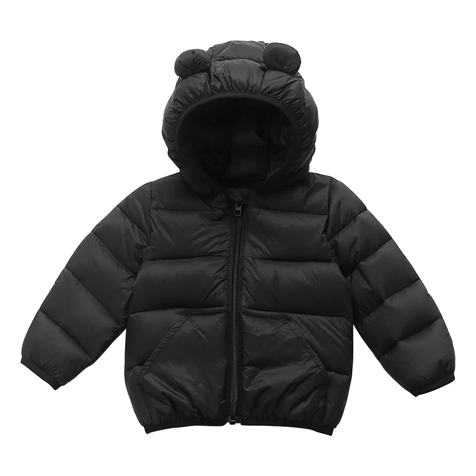 Hooded Down Kids Parka